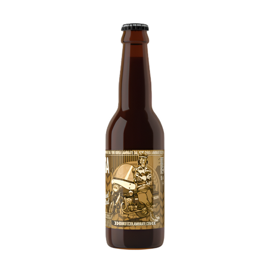 birra artigianale ghisa bottiglia back